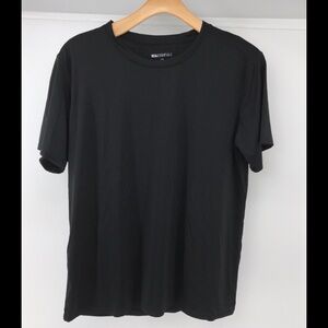 Real Essentials Mens Black Short Sleeve Shirt 2XL